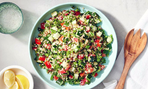 Bowl of fresh Tabbouleh salad